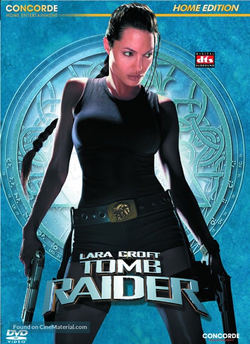 Lara Croft: Tomb Raider - German DVD movie cover