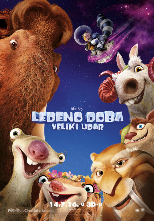 Ice Age: Collision Course - Croatian Movie Poster
