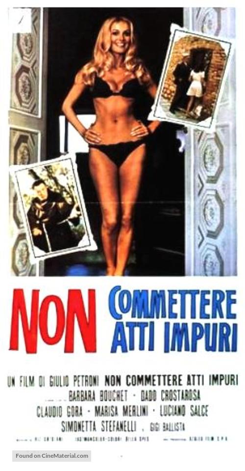 Non commettere atti impuri - Italian Movie Poster