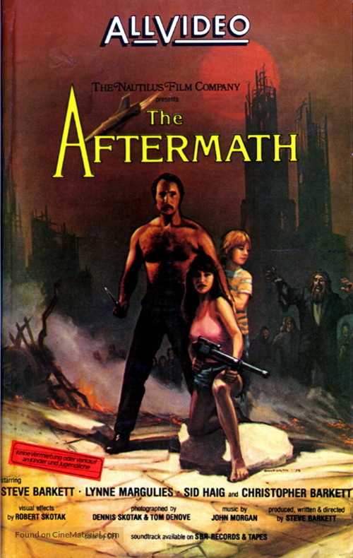 The Aftermath - German VHS movie cover