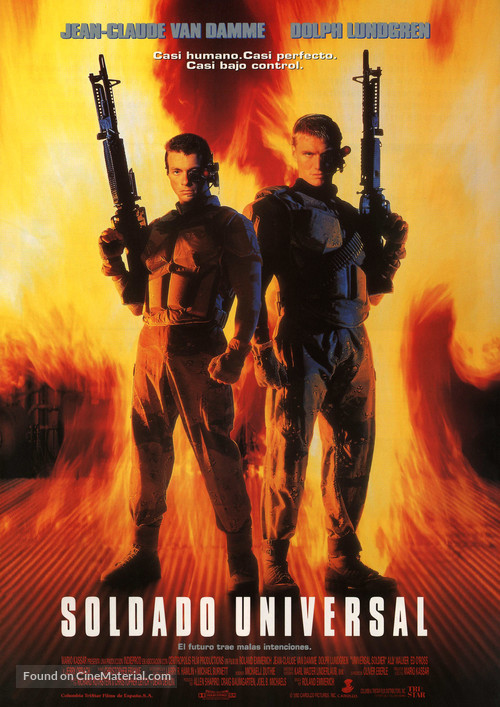 Universal Soldier - Spanish Movie Poster