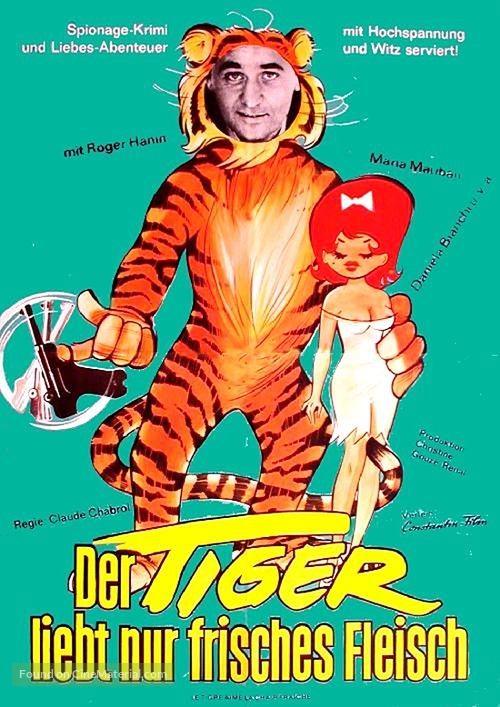 Tigre aime la chair fraiche, Le - German Movie Poster