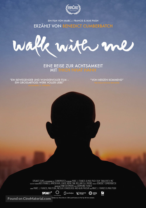 Walk with Me - German Movie Poster