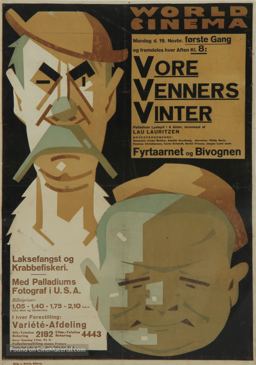 Vore venners vinter - Danish Movie Poster