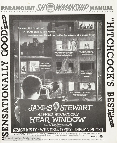 Rear Window - poster