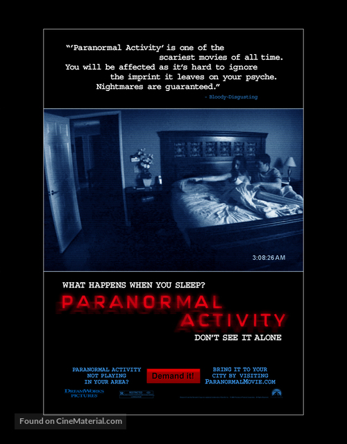 Paranormal Activity - Movie Poster
