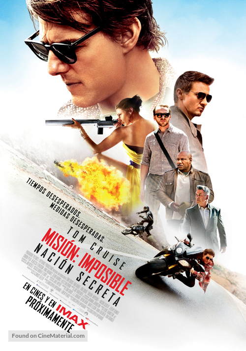 Mission: Impossible - Rogue Nation - Mexican Movie Poster