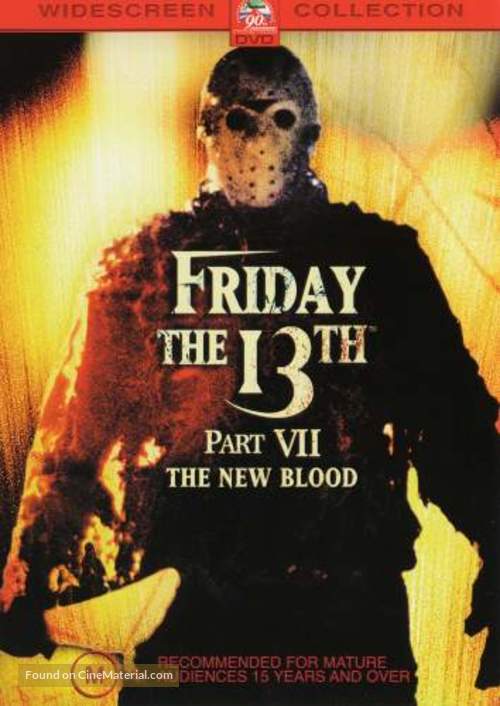 Friday the 13th Part VII: The New Blood - Australian Movie Cover