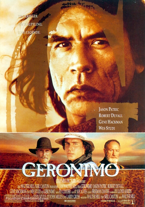 Geronimo: An American Legend - German Movie Poster
