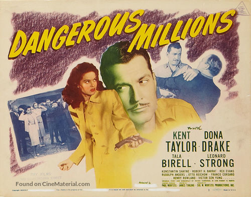 Dangerous Millions - Movie Poster
