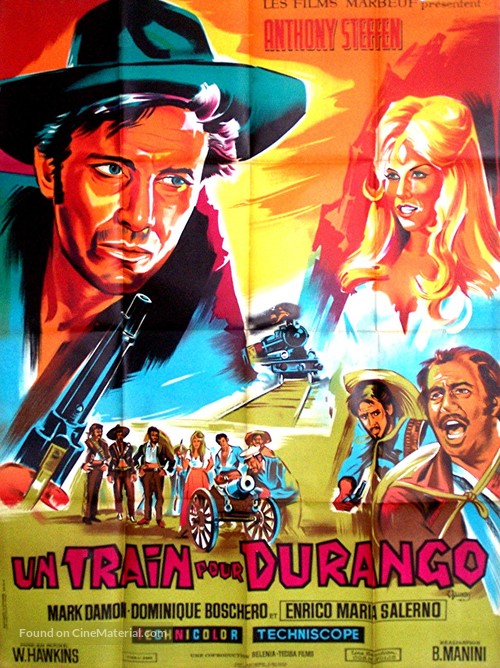 Un treno per Durango - French Movie Poster