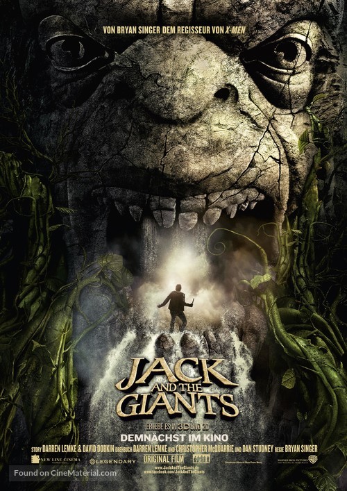 Jack the Giant Slayer - German Movie Poster