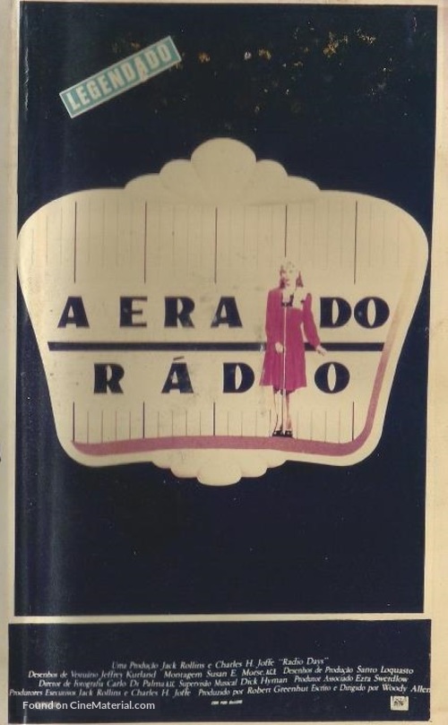 Radio Days - Brazilian VHS movie cover