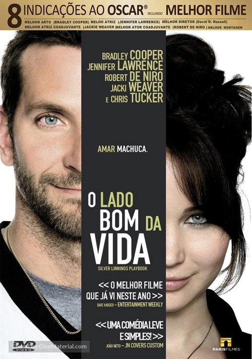 Silver Linings Playbook - Brazilian DVD movie cover