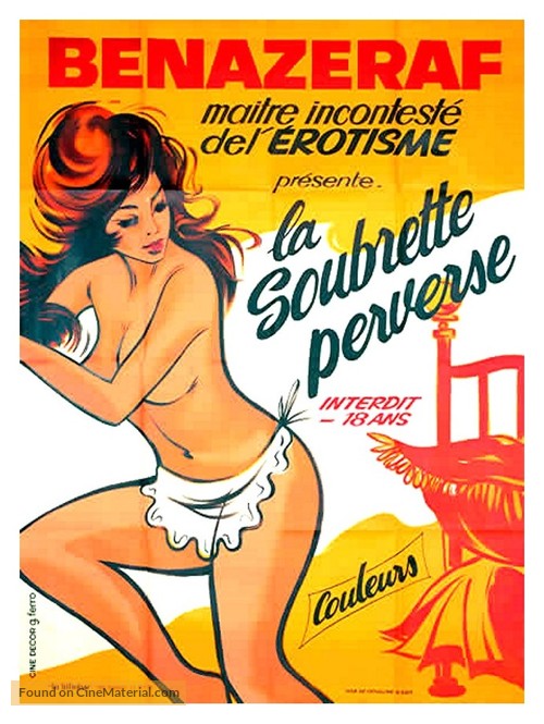 La soubrette perverse - French Movie Poster