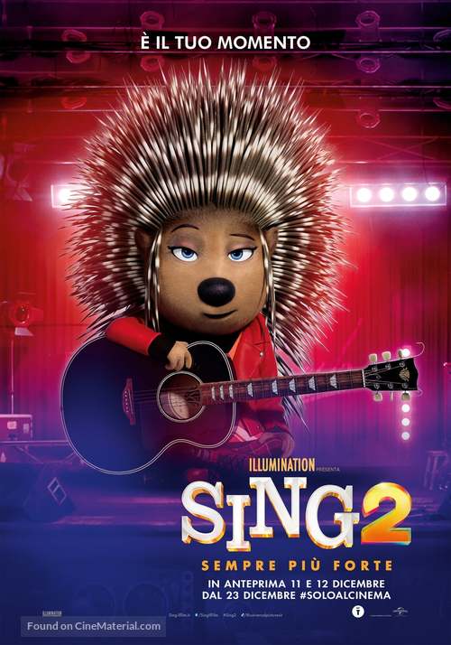 Sing 2 - Italian Movie Poster