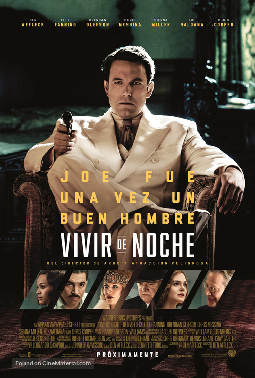 Live by Night - Mexican Movie Poster