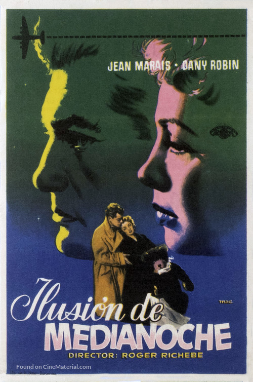 Les amants de minuit - Spanish Movie Poster
