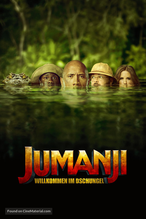 Jumanji: Welcome to the Jungle - German Movie Cover