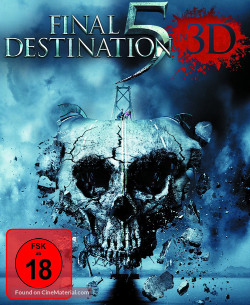 Final Destination 5 - German Blu-Ray movie cover