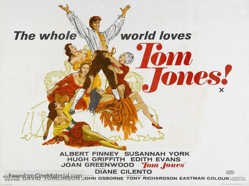 Tom Jones - British Movie Poster