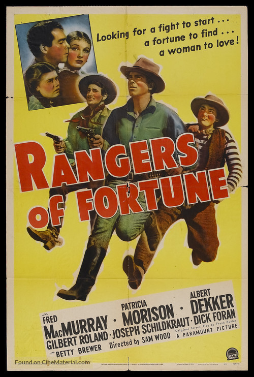 Rangers of Fortune - Movie Poster
