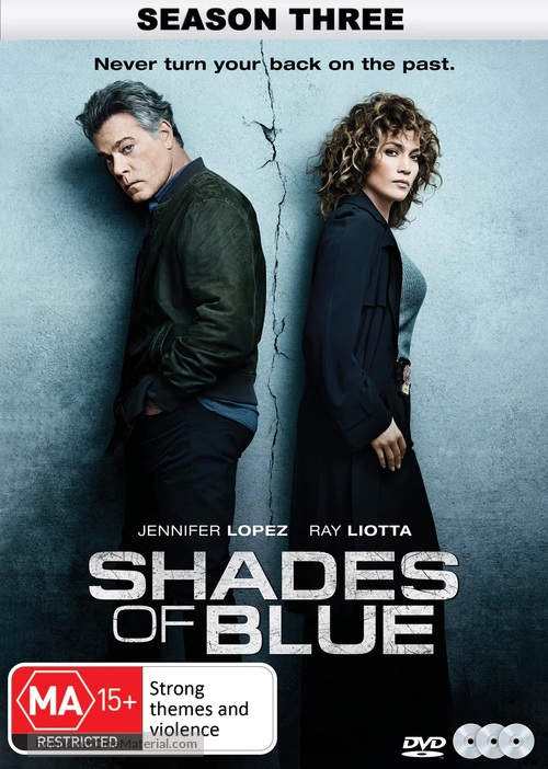&quot;Shades of Blue&quot; - Australian DVD movie cover