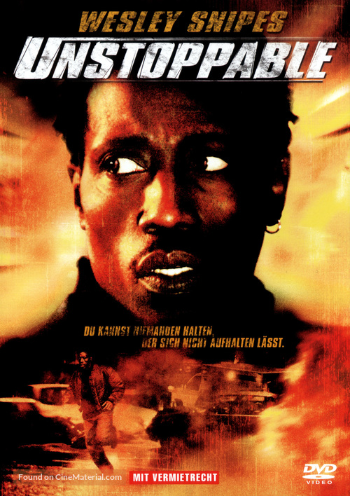 Unstoppable - German DVD movie cover