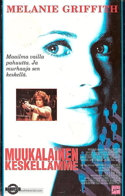 A Stranger Among Us - Finnish VHS movie cover