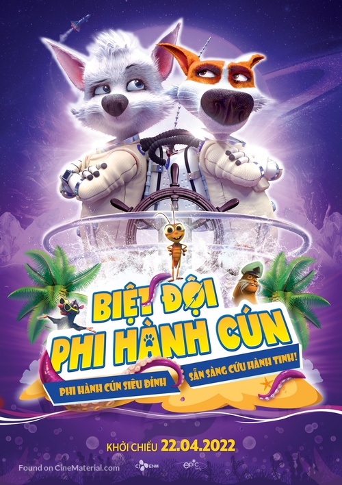 Space Dogs: Tropical Adventure - Vietnamese Movie Poster