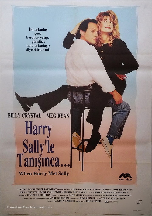 When Harry Met Sally... - Turkish Movie Poster
