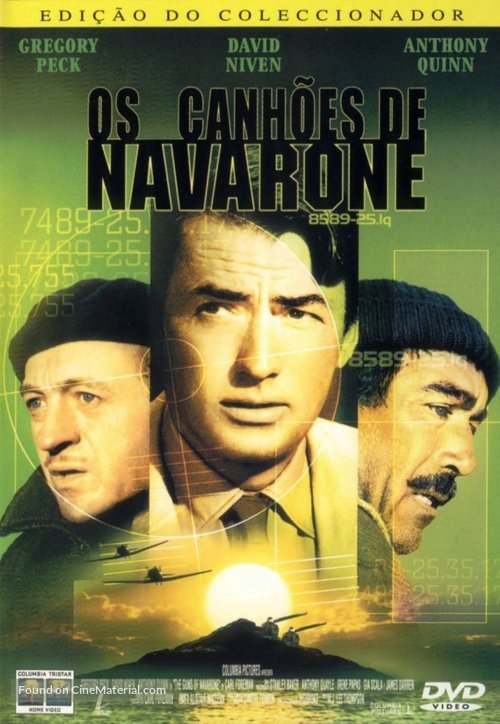 The Guns of Navarone - Portuguese Movie Cover