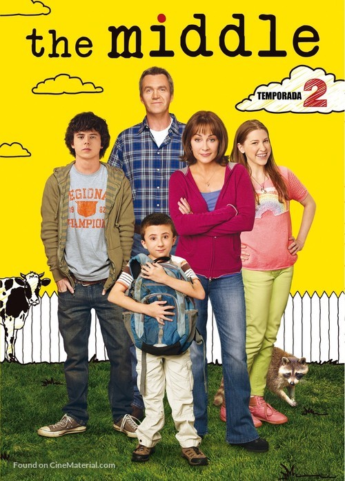 &quot;The Middle&quot; - Brazilian DVD movie cover
