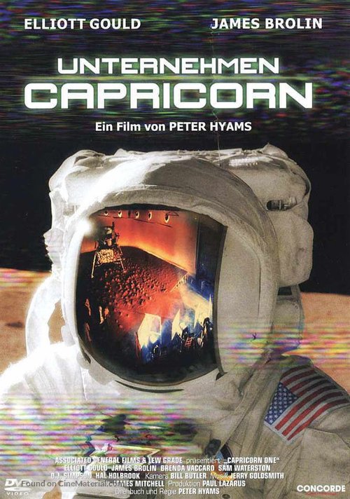 Capricorn One - German Movie Cover
