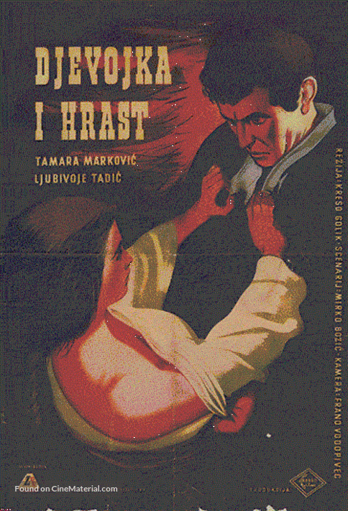 Djevojka i hrast - Yugoslav Movie Poster