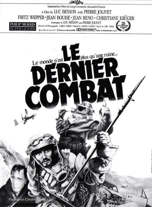 Le dernier combat - French Movie Poster