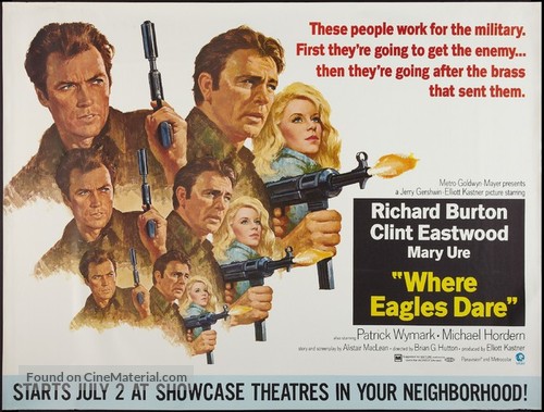 Where Eagles Dare - Movie Poster