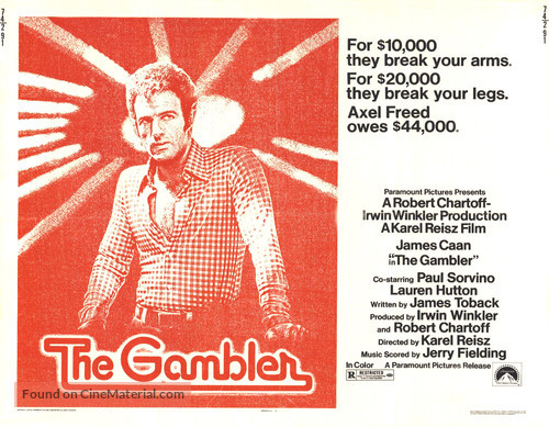 The Gambler - Movie Poster