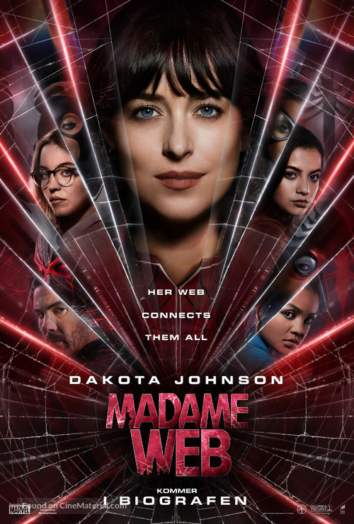 Madame Web - Danish Movie Poster