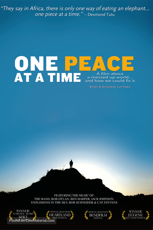 One Peace at a Time - DVD movie cover