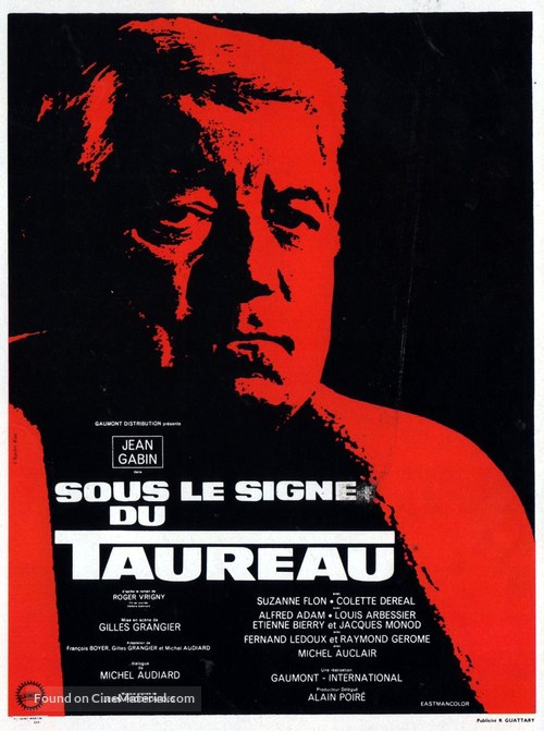 Sous le signe du taureau - French Movie Poster