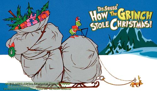 How the Grinch Stole Christmas! - Video release movie poster