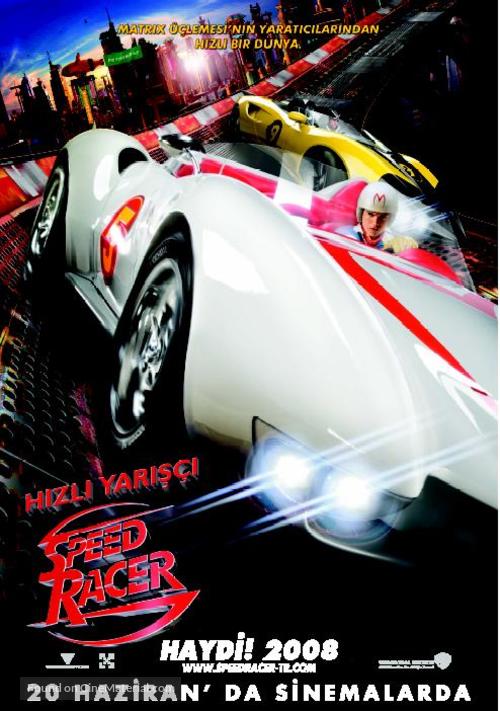 Speed Racer - Turkish Movie Poster