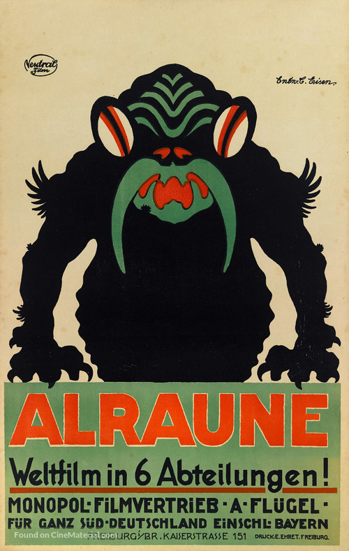 Alraune - German Movie Poster