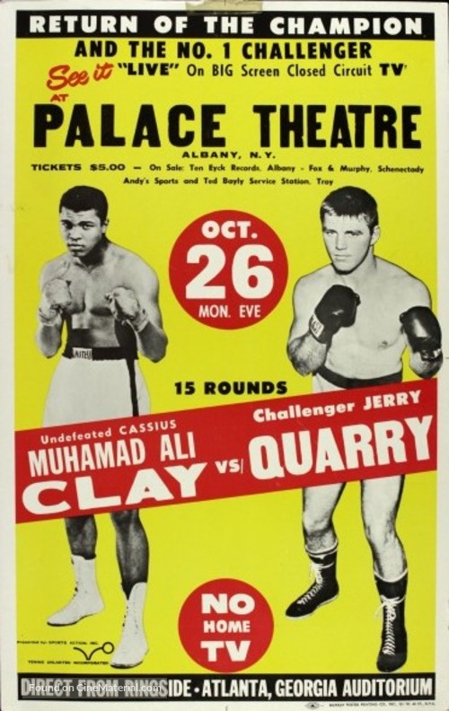 Muhammad Ali vs. Jerry Quarry - Movie Poster