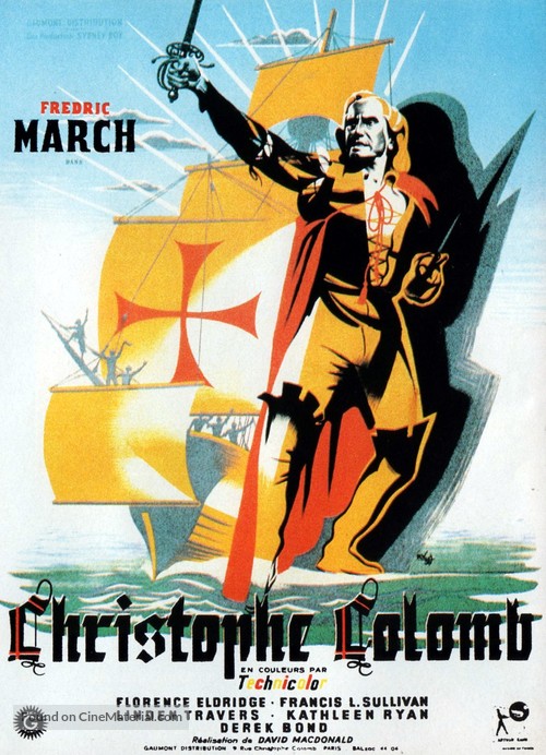 Christopher Columbus - French Movie Poster