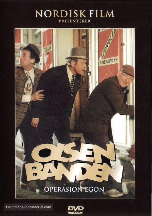 Olsen-bandens store kup - Norwegian DVD movie cover