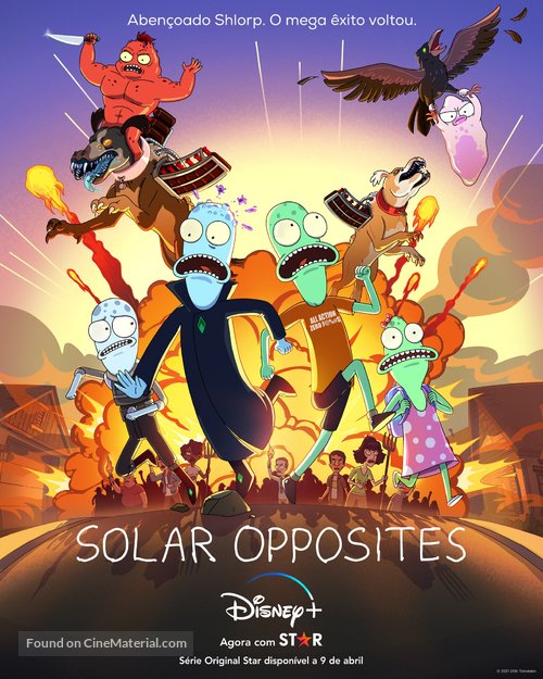&quot;Solar Opposites&quot; - Portuguese Movie Poster