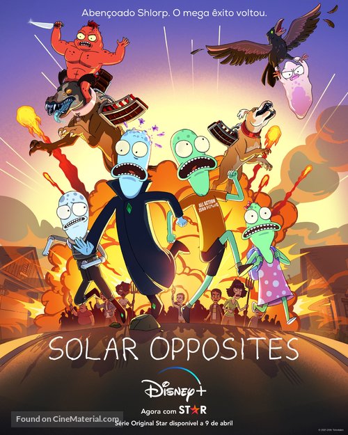 &quot;Solar Opposites&quot; - Portuguese Movie Poster