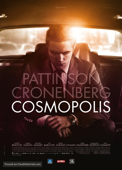 Cosmopolis - Czech Movie Poster